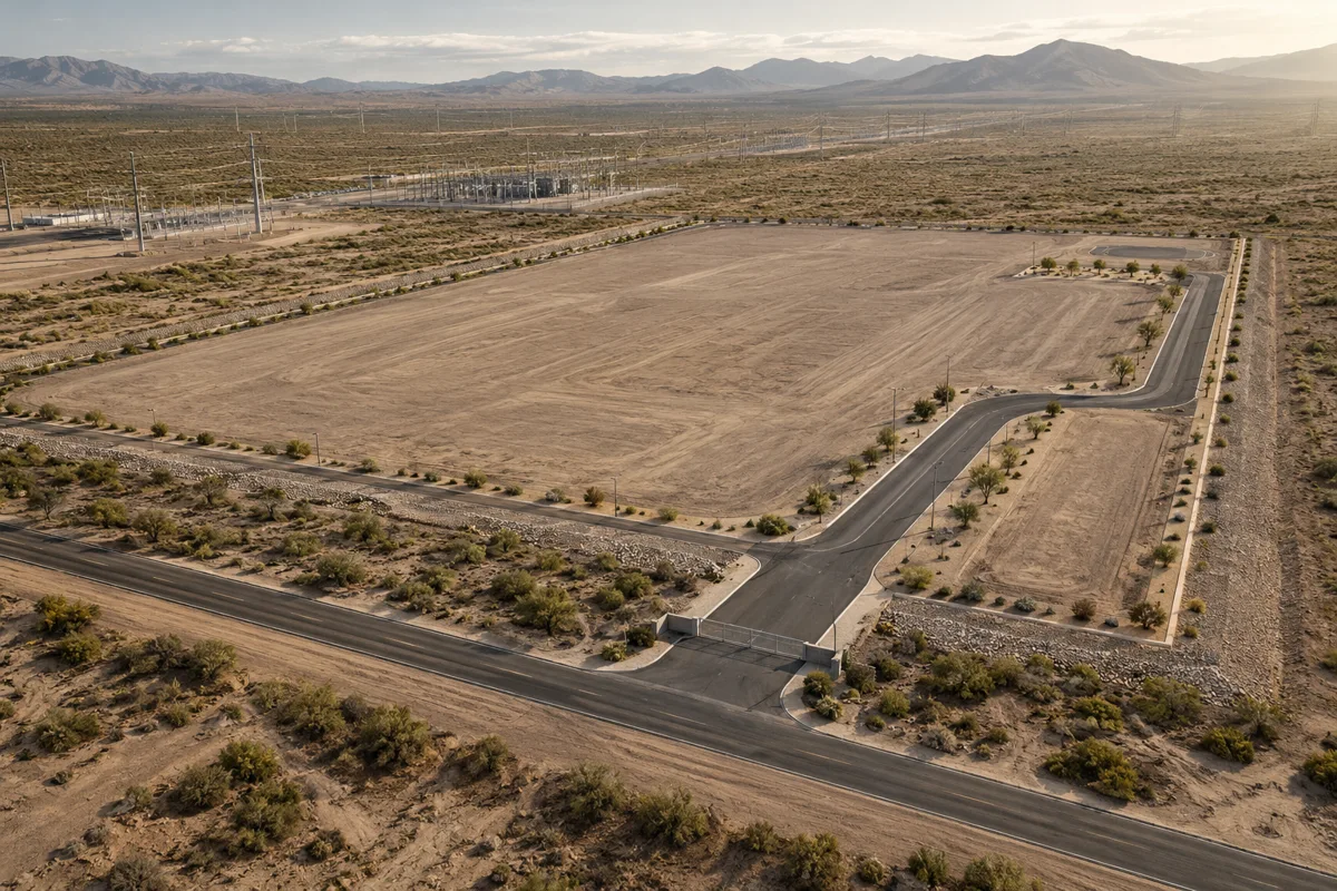 Land leasing & site coordination — concept rendering